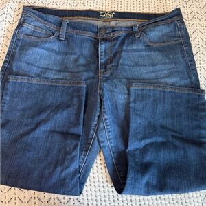 Old Navy Crop Jeans in Dark Blue Denim